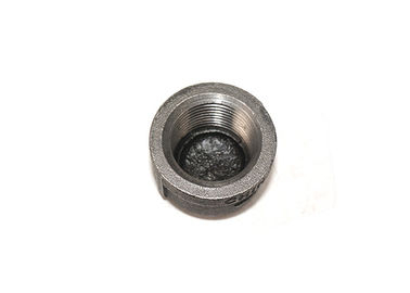 ความแม่นยำสูง GI Pipe Fitting Cap Banded / Beaded Water Pipe End Cap OEM